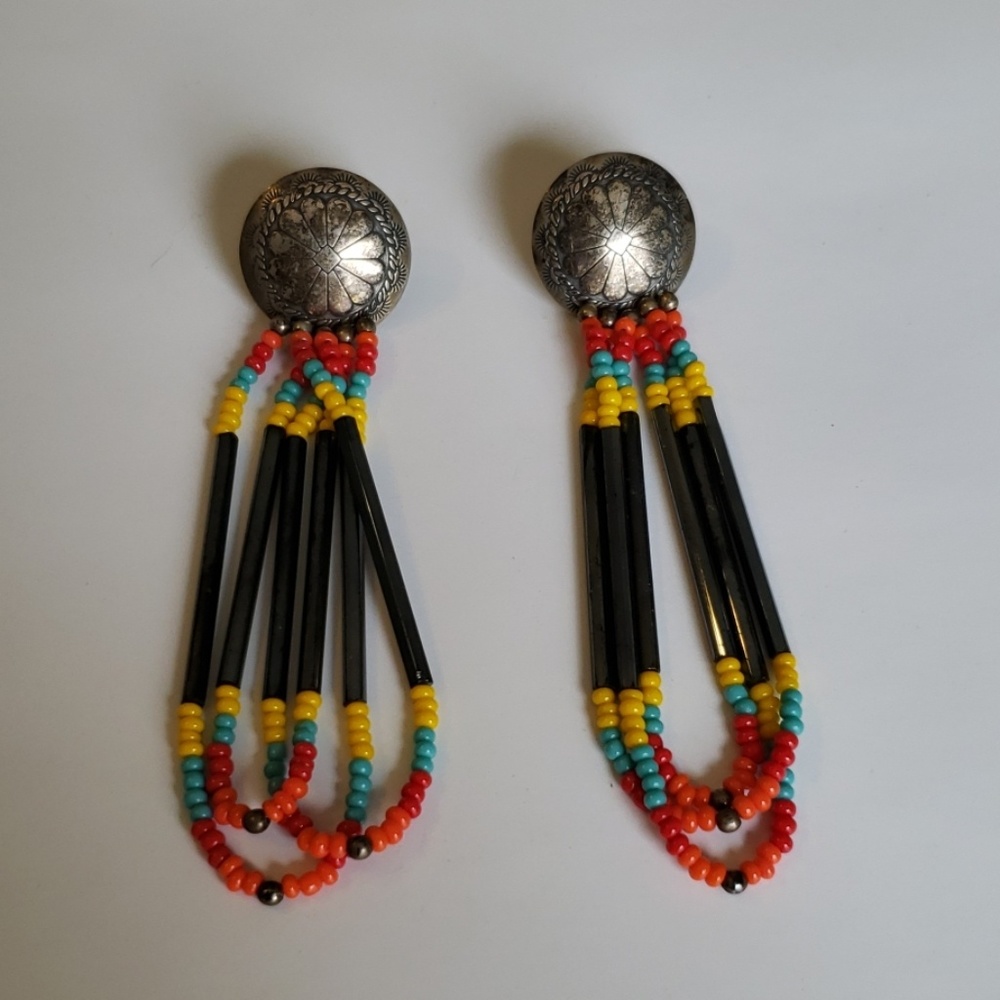 Vintage beaded earrings